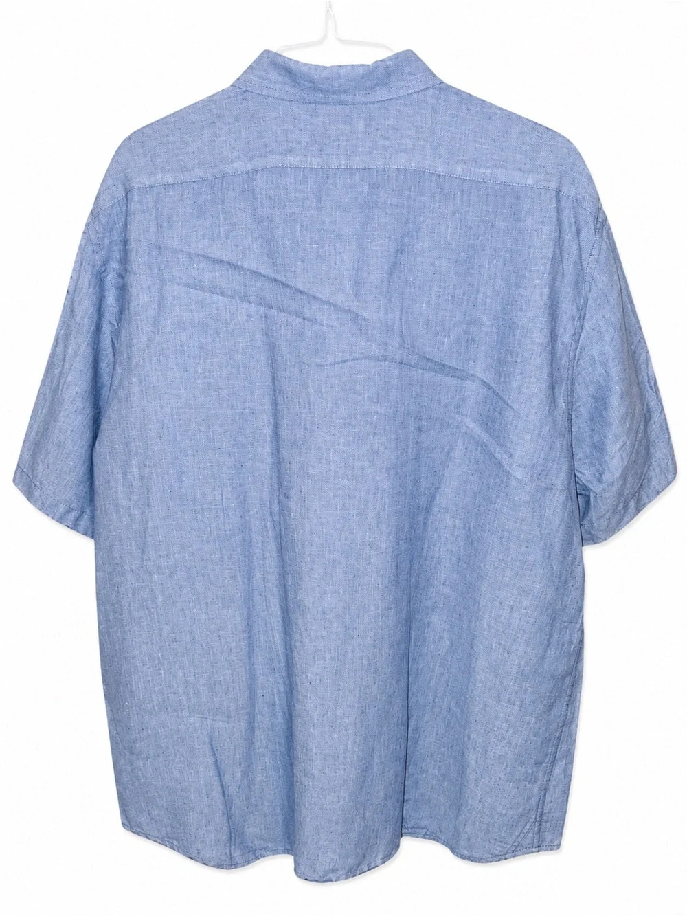 Banana Republic Light Blue Short-Sleeve Button-Down Shirt - Picture 2 of 3